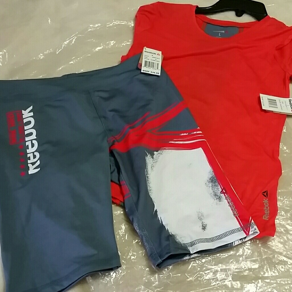 Reebok athletic set NWT